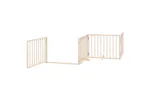 Vidaxl Dog Gate With Door Foldable 10 Panels 800 Cm Poplar Wood Vidaxl Dog Gate With Door Foldable 10 Panels 800 Cm Poplar Wood