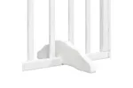 Vidaxl Dog Gate With Door Foldable 12 Panels White 600 Cm Poplar Wood Vidaxl Dog Gate With Door Foldable 12 Panels White 600 Cm Poplar Wood