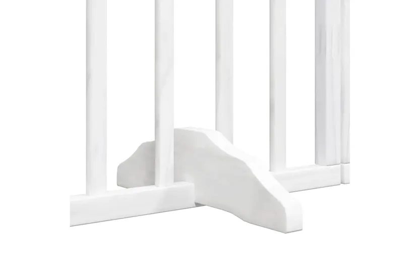 Vidaxl Dog Gate With Door Foldable 12 Panels White 600 Cm Poplar Wood Vidaxl Dog Gate With Door Foldable 12 Panels White 600 Cm Poplar Wood