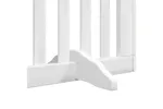 Vidaxl Dog Gate With Door Foldable 9 Panels White 450 Cm Poplar Wood Vidaxl Dog Gate With Door Foldable 9 Panels White 450 Cm Poplar Wood
