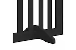 Vidaxl Dog Gate With Door Foldable 15 Panels Black 750 Cm Poplar Wood Vidaxl Dog Gate With Door Foldable 15 Panels Black 750 Cm Poplar Wood