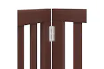 Vidaxl Dog Gate With Door Foldable 15 Panels Brown 750 Cm Poplar Wood Vidaxl Dog Gate With Door Foldable 15 Panels Brown 750 Cm Poplar Wood