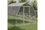 Vidaxl Chicken Run With Roof 25x4x225 M Galvanised Steel Vidaxl Chicken Run With Roof 25x4x225 M Galvanised Steel