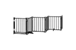 Vidaxl Dog Gate With Door Foldable 9 Panels Black 450 Cm Poplar Wood Vidaxl Dog Gate With Door Foldable 9 Panels Black 450 Cm Poplar Wood