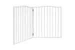 Vidaxl Dog Gate Foldable 2 Panels White 160 Cm Poplar Wood Vidaxl Dog Gate Foldable 2 Panels White 160 Cm Poplar Wood
