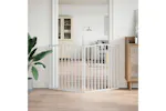 Vidaxl Dog Gate Foldable 2 Panels White 160 Cm Poplar Wood Vidaxl Dog Gate Foldable 2 Panels White 160 Cm Poplar Wood