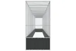 Vidaxl Aviary With Extension Silver 12505x107x212 Cm Steel Vidaxl Aviary With Extension Silver 12505x107x212 Cm Steel
