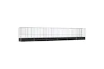 Vidaxl Aviary With Extension Silver 12505x107x212 Cm Steel Vidaxl Aviary With Extension Silver 12505x107x212 Cm Steel