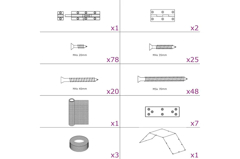 Vidaxl Chicken Coop 268x100x190 Cm Metal Vidaxl Chicken Coop 268x100x190 Cm Metal
