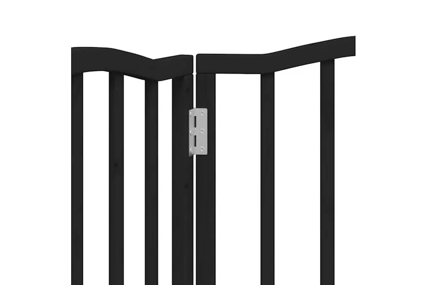 Vidaxl Dog Gate Foldable 3 Panels Black 150 Cmpoplar Wood Vidaxl Dog Gate Foldable 3 Panels Black 150 Cmpoplar Wood