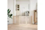 Vidaxl Dog Gate Foldable 3 Panels 150 Cm Poplar Wood Vidaxl Dog Gate Foldable 3 Panels 150 Cm Poplar Wood
