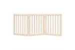Vidaxl Dog Gate Foldable 3 Panels 150 Cm Poplar Wood Vidaxl Dog Gate Foldable 3 Panels 150 Cm Poplar Wood