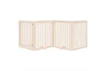 Vidaxl Dog Gate With Door Foldable 4 Panels 320 Cm Poplar Wood Vidaxl Dog Gate With Door Foldable 4 Panels 320 Cm Poplar Wood