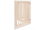 Vidaxl Dog Gate With Door Foldable 4 Panels 320 Cm Poplar Wood Vidaxl Dog Gate With Door Foldable 4 Panels 320 Cm Poplar Wood