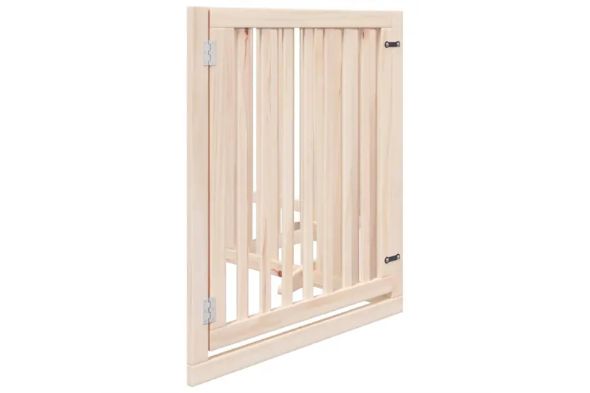 Vidaxl Dog Gate With Door Foldable 4 Panels 320 Cm Poplar Wood Vidaxl Dog Gate With Door Foldable 4 Panels 320 Cm Poplar Wood