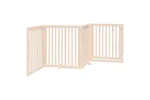 Vidaxl Dog Gate With Door Foldable 4 Panels 320 Cm Poplar Wood Vidaxl Dog Gate With Door Foldable 4 Panels 320 Cm Poplar Wood