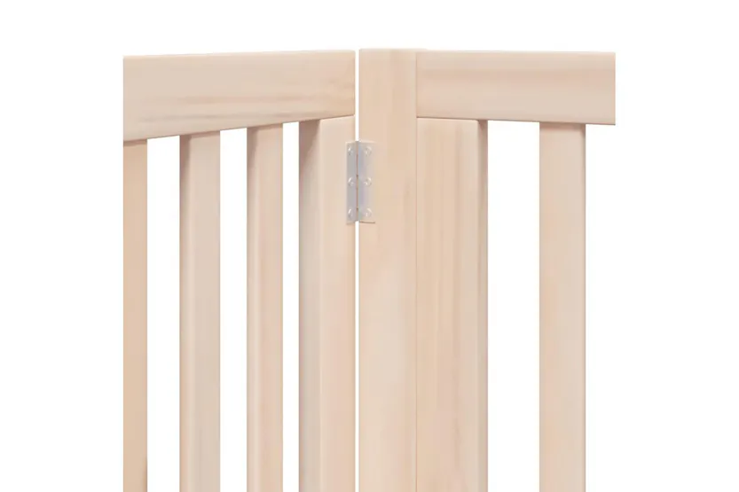 Vidaxl Dog Gate With Door Foldable 4 Panels 320 Cm Poplar Wood Vidaxl Dog Gate With Door Foldable 4 Panels 320 Cm Poplar Wood