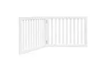 Vidaxl Dog Gate Foldable 2 Panels White 160 Cm Poplar Wood Vidaxl Dog Gate Foldable 2 Panels White 160 Cm Poplar Wood