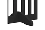 Vidaxl Dog Gate With Door Foldable 4 Panels Black 320 Cm Poplar Wood Vidaxl Dog Gate With Door Foldable 4 Panels Black 320 Cm Poplar Wood