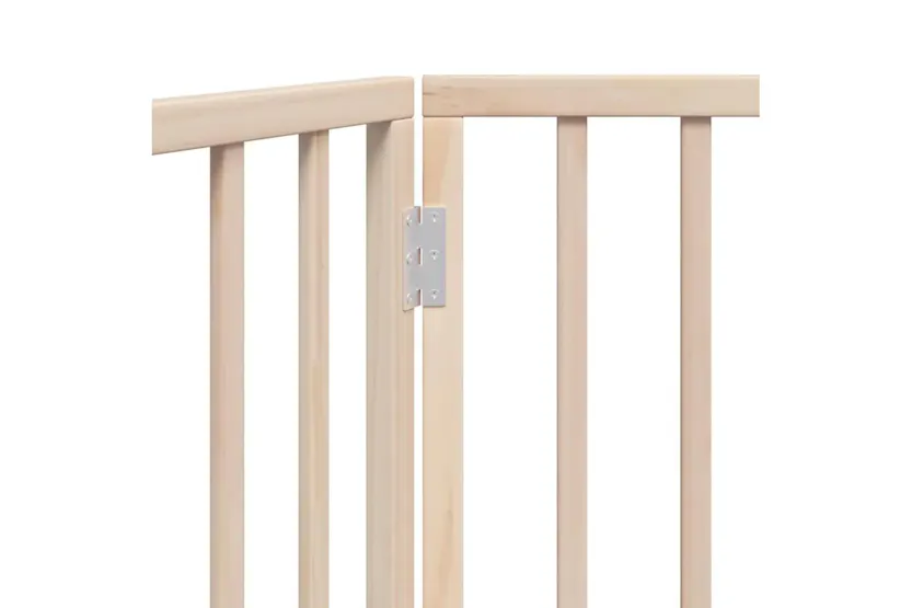 Vidaxl Dog Gate Foldable 3 Panels 150 Cm Poplar Wood Vidaxl Dog Gate Foldable 3 Panels 150 Cm Poplar Wood