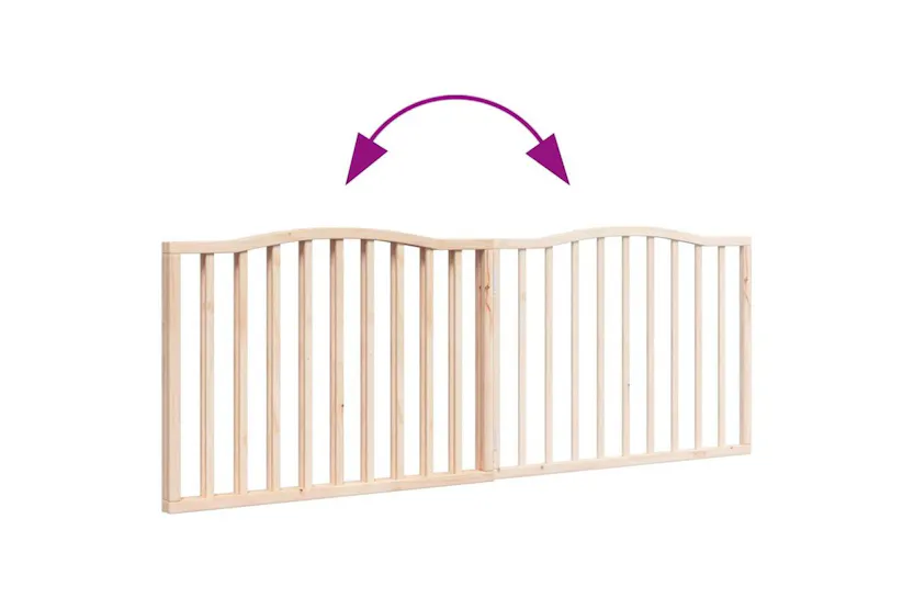 Vidaxl Dog Gate Foldable 2 Panels 160 Cm Poplar Wood Vidaxl Dog Gate Foldable 2 Panels 160 Cm Poplar Wood