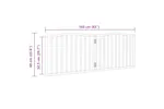 Vidaxl Dog Gate Foldable 2 Panels 160 Cm Poplar Wood Vidaxl Dog Gate Foldable 2 Panels 160 Cm Poplar Wood