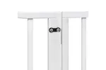 Vidaxl Dog Gate With Door Foldable 4 Panels White 320 Cm Poplar Wood Vidaxl Dog Gate With Door Foldable 4 Panels White 320 Cm Poplar Wood