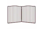 Vidaxl Dog Gate Foldable 2 Panels Brown Oak 160 Cm Poplar Wood Vidaxl Dog Gate Foldable 2 Panels Brown Oak 160 Cm Poplar Wood