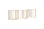 Vidaxl Dog Gate With Door Foldable 6 Panels 300 Cm Solid Wood Fir Vidaxl Dog Gate With Door Foldable 6 Panels 300 Cm Solid Wood Fir