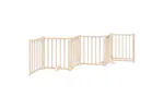 Vidaxl Dog Gate With Door Foldable 6 Panels 300 Cm Solid Wood Fir Vidaxl Dog Gate With Door Foldable 6 Panels 300 Cm Solid Wood Fir