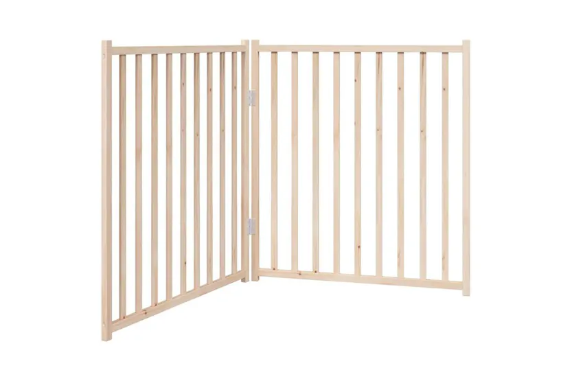 Vidaxl Dog Gate Foldable 2 Panels 160 Cm Solid Wood Fir Vidaxl Dog Gate Foldable 2 Panels 160 Cm Solid Wood Fir