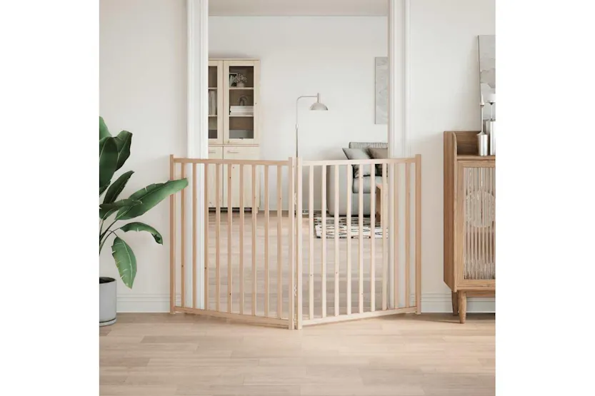 Vidaxl Dog Gate Foldable 2 Panels 160 Cm Solid Wood Fir Vidaxl Dog Gate Foldable 2 Panels 160 Cm Solid Wood Fir
