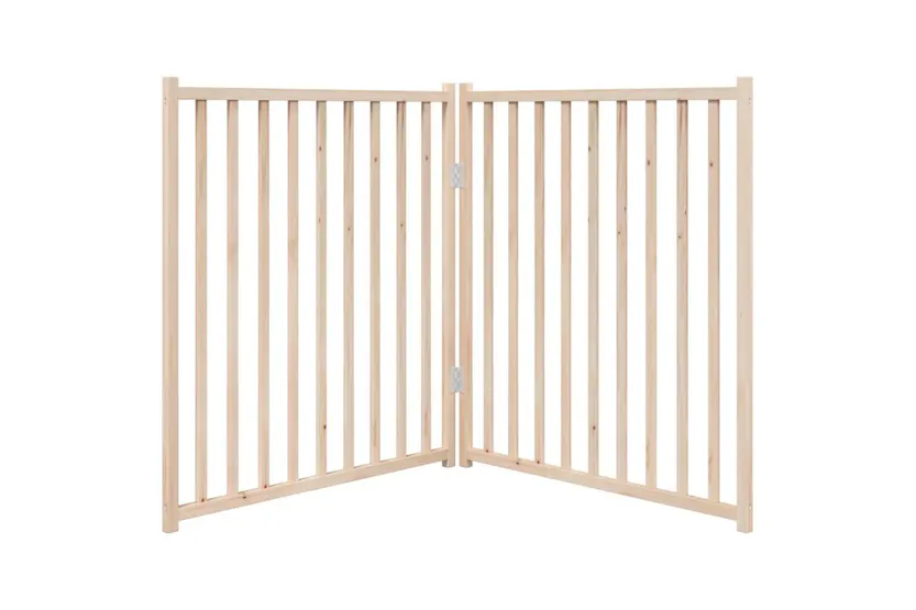 Vidaxl Dog Gate Foldable 2 Panels 160 Cm Solid Wood Fir Vidaxl Dog Gate Foldable 2 Panels 160 Cm Solid Wood Fir