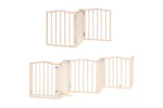 Vidaxl Dog Gate With Door Foldable 15 Panels 750 Cm Poplar Wood Vidaxl Dog Gate With Door Foldable 15 Panels 750 Cm Poplar Wood