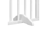 Vidaxl Dog Gate With Door Foldable 9 Panels White 450 Cm Poplar Wood Vidaxl Dog Gate With Door Foldable 9 Panels White 450 Cm Poplar Wood