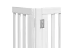 Vidaxl Dog Gate With Door Foldable 12 Panels White 600 Cm Poplar Wood Vidaxl Dog Gate With Door Foldable 12 Panels White 600 Cm Poplar Wood