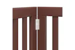 Vidaxl Dog Gate With Door Foldable 12 Panels Brown 600 Cm Poplar Wood Vidaxl Dog Gate With Door Foldable 12 Panels Brown 600 Cm Poplar Wood