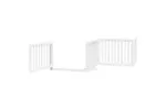 Vidaxl Dog Gate With Door Foldable 8 Panels White 640 Cm Poplar Wood Vidaxl Dog Gate With Door Foldable 8 Panels White 640 Cm Poplar Wood