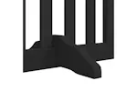 Vidaxl Dog Gate With Door Foldable 10 Panels Black 800 Cm Poplar Wood Vidaxl Dog Gate With Door Foldable 10 Panels Black 800 Cm Poplar Wood