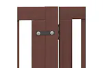 Vidaxl Dog Gate With Door Foldable 10 Panels Brown 800 Cm Poplar Wood Vidaxl Dog Gate With Door Foldable 10 Panels Brown 800 Cm Poplar Wood