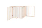 Vidaxl Dog Gate With Door Foldable 4 Panels 320 Cm Poplar Wood Vidaxl Dog Gate With Door Foldable 4 Panels 320 Cm Poplar Wood