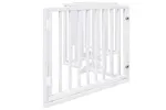 Vidaxl Dog Gate With Door Foldable 4 Panels White 320 Cm Poplar Wood Vidaxl Dog Gate With Door Foldable 4 Panels White 320 Cm Poplar Wood