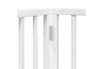 Vidaxl Dog Gate With Door Foldable 4 Panels White 320 Cm Poplar Wood Vidaxl Dog Gate With Door Foldable 4 Panels White 320 Cm Poplar Wood