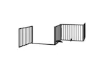 Vidaxl Dog Gate With Door Foldable 4 Panels Black 320 Cm Poplar Wood Vidaxl Dog Gate With Door Foldable 4 Panels Black 320 Cm Poplar Wood