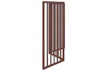 Vidaxl Dog Gate Foldable 3 Panels Brown 150 Cm Poplar Wood Vidaxl Dog Gate Foldable 3 Panels Brown 150 Cm Poplar Wood