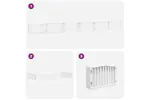 Vidaxl Dog Gate With Door Foldable 12 Panels White 960 Cm Poplar Wood Vidaxl Dog Gate With Door Foldable 12 Panels White 960 Cm Poplar Wood