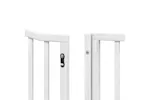 Vidaxl Dog Gate With Door Foldable 12 Panels White 960 Cm Poplar Wood Vidaxl Dog Gate With Door Foldable 12 Panels White 960 Cm Poplar Wood