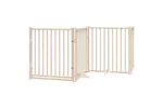 Vidaxl Dog Gate With Door Foldable 10 Panels 800 Cm Poplar Wood Vidaxl Dog Gate With Door Foldable 10 Panels 800 Cm Poplar Wood