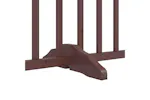 Vidaxl Dog Gate With Door Foldable 8 Panels Brown 640 Cm Poplar Wood Vidaxl Dog Gate With Door Foldable 8 Panels Brown 640 Cm Poplar Wood