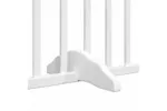 Vidaxl Dog Gate With Door Foldable 8 Panels White 640 Cm Poplar Wood Vidaxl Dog Gate With Door Foldable 8 Panels White 640 Cm Poplar Wood